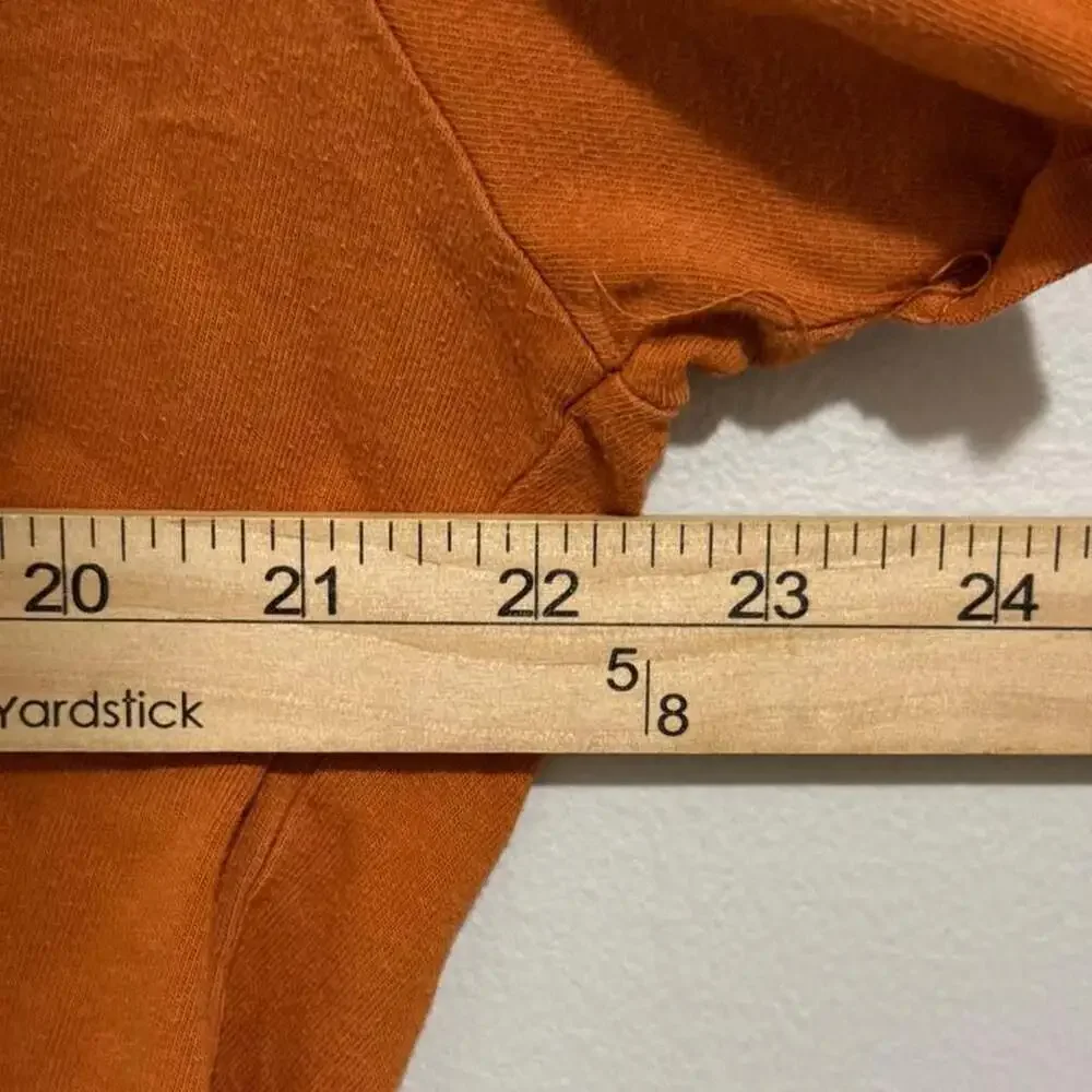 Bewakoof Cat Graphic Orange T-Shirt Size L